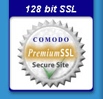 128 bit SSL secured shopping